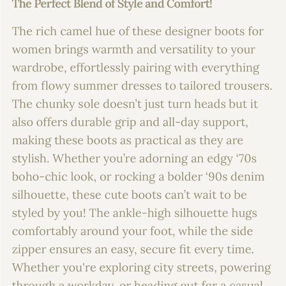 Dandelie chunky ankle boots - Picture 7 of 7